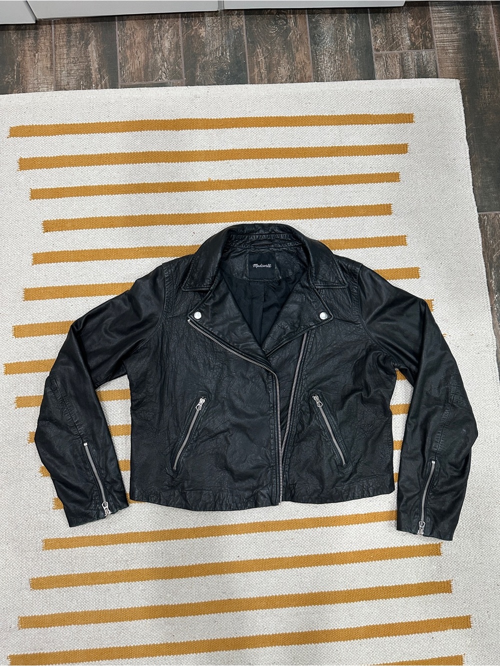 Madewell Washed Leather Moto Jacket